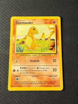 Charmander 46/102 - Pokemon Base Set Unlimited (1) LP - Image 1