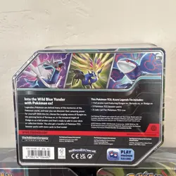 NEW- Pokemon TCG Azure Legends Tin Lot- Art Set of 3 - Factory Sealed - Image 2