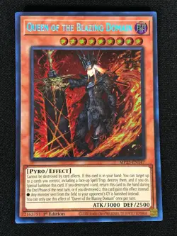 Yugioh Queen Of the Blazing Domain MP25-EN147 1ST Secret (NM) - Image 1