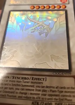 YuGiOh! Black Rose Dragon CSOC-EN039 Ghost Rare LP - Image 3
