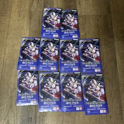 10 New OP 14 One Piece The Azure Sea's Seven Sleeved Booster Packs FAST SHIP - Image 1