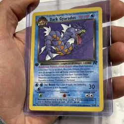 Pokemon Dark Gyarados 25/82 Non Holo Rare 1st Edition LP Vintage WOTC Vtg TCG - Image 2