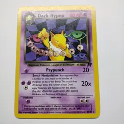 Pokemon TCG Non-holo Dark Hypno 26/82 Team Rocket Rare MP - Image 1