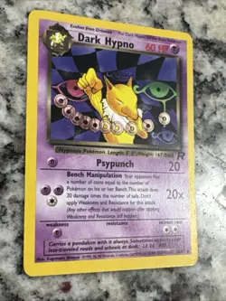 Dark Hypno 26/82 Team Rocket Non Holo Rare Pokemon TCG 2000 - Image 2