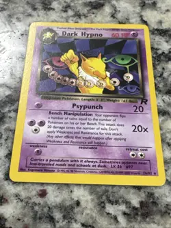 Dark Hypno 26/82 Team Rocket Non Holo Rare Pokemon TCG 2000 - Image 4