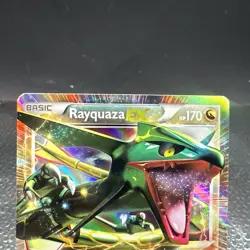Rayquaza EX 85/124 Ultra Rare Holo Dragons Exalted Pokemon TCG - Image 3