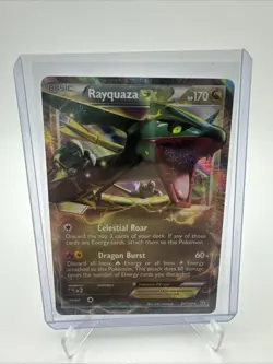 Pokemon TCG Rayquaza EX 85/124 Holo Rare Dragons Exalted Card - Image 1