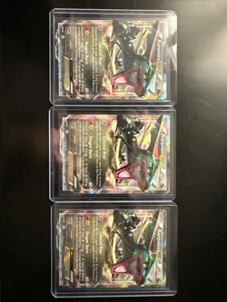 Pokemon TCG Rayquaza-EX Dragon Exalted Card 85/124 Holo Ultra Rare HP LOT - Image 1