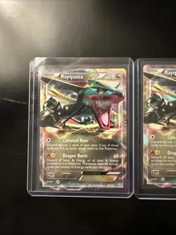 Pokemon TCG Rayquaza-EX Dragon Exalted Card 85/124 Holo Ultra Rare HP LOT - Image 2