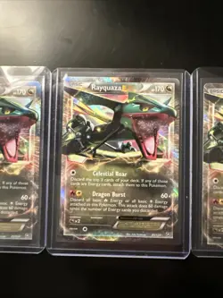 Pokemon TCG Rayquaza-EX Dragon Exalted Card 85/124 Holo Ultra Rare HP LOT - Image 3