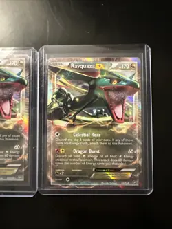 Pokemon TCG Rayquaza-EX Dragon Exalted Card 85/124 Holo Ultra Rare HP LOT - Image 4