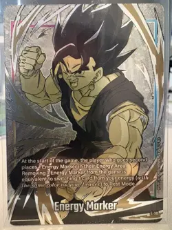 Vegito E-30 Tournament Promo Gold Energy Marker Dragon Ball Card Fusion World - Image 1