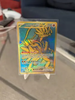 Pokemon Koraidon EX TCG Scarlet & Violet Paldean Fates Hyper Rare Card 245/091 - Image 1