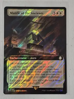 MTG Mantle of the Ancients (Extended Art) (Surge Foil) R 980 UB: Fallout - Image 1