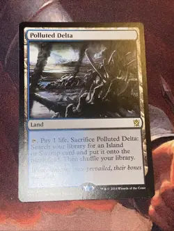 Polluted Delta X1 Mtg Khans Of Tarkir Nm - Image 1
