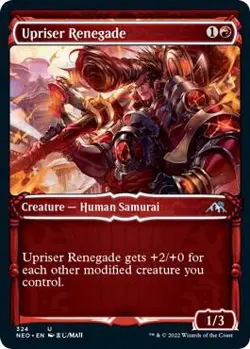 Upriser Renegade (Showcase) U Kamigawa: Neon Dynasty 324 NM - Image 1