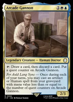 x1 Arcade Gannon - Foil R MTG Universes Beyond: Fallout M/NM, English - Image 1