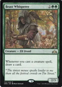 MTG Beast Whisperer (123) | NM | Guilds of Ravnica {GRN} - Image 1