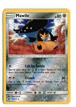 MAWILE 64/111 CRIMSON INVASION REVERSE HOLO POKEMON TCG NM-LP - Image 1