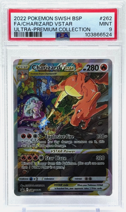 Pokemon Charizard VSTAR Alt Art Promo SWSH262 PSA 9 Mint TCG - Image 1