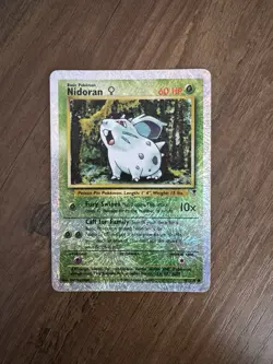 Nidoran - 82/110 - Pokemon Legendary Collection Reverse Holo Rare Card LP - Image 1