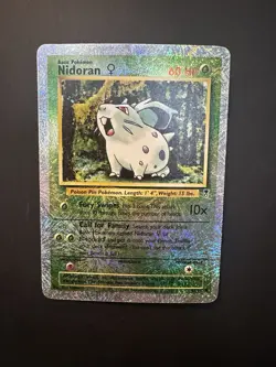 Nidoran F 82/110 Pokemon Legendary Collection Reverse Holo Lightly Played WOTC - Image 1