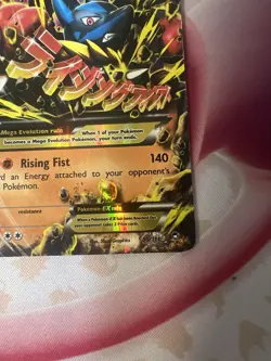 Pokemon TCG Mega-Lucario-EX Holo Rare Card Furious Fists 55/111 HP - Image 2