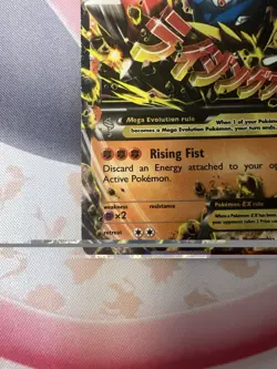 Pokemon TCG Mega-Lucario-EX Holo Rare Card Furious Fists 55/111 HP - Image 3