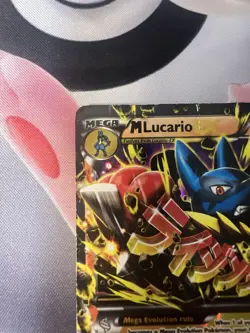 Pokemon TCG Mega-Lucario-EX Holo Rare Card Furious Fists 55/111 HP - Image 4