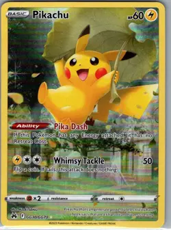 Pikachu GG30/GG70 Crown Zenith: Galarian Gallery - Pokemon Card - NM - Image 1