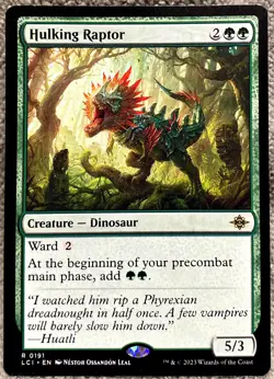 HULKING RAPTOR 191 Lost Caverns of Ixalan Magic The Gathering - Image 1