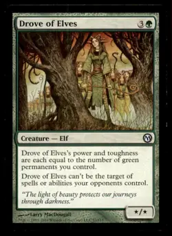 Drove of Elves LP Light Play Duel Planeswalker MTG [8919] - Image 1