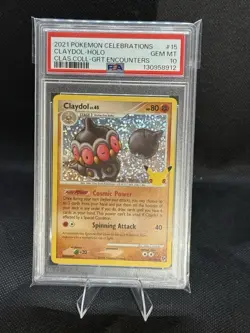 2021 Pokemon Celebrations Classic Collection Claydol Holo #15 PSA 10 - Image 1