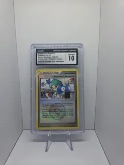 CGC 10 Roseanne's Research Crosshatch Holo Secret Wonders 2010 Pokemon #125 - Image 2