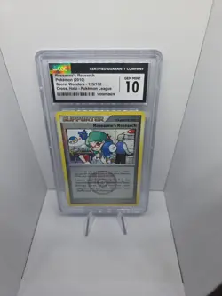 CGC 10 Roseanne's Research Crosshatch Holo Secret Wonders 2010 Pokemon #125 - Image 3