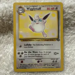 Wigglytuff Pokemon TCG Jungle Set Unlimited 32/64 Rare Non-Holo - Image 1