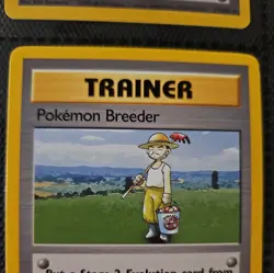 Pokemon Breeder 76/102 - Unlimited Rare - Pokemon TCG - Base Set - LP - Image 2
