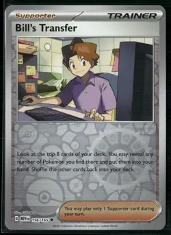 Pokemon - Bill's Transfer 156/165 Reverse Holo Scarlet & Violet 151 NM - Image 1