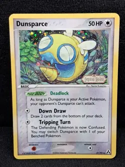 Pokemon EX Legend Maker Dunsparce Reverse Holo #31/92 Near Mint NM+ - Image 1
