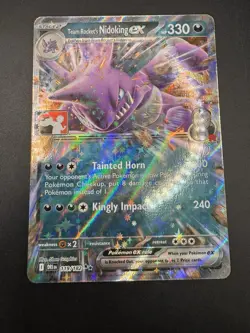Team Rocket's Nidoking ex 119/182 Pokemon Play! Prize Pack Series 8 Stamped - NM - Image 4