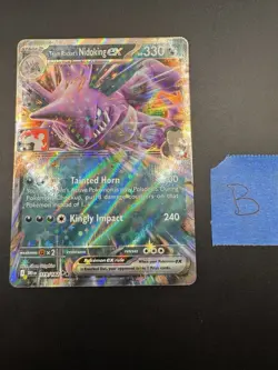 Team Rocket's Nidoking ex 119/182 Pokemon Play! Prize Pack Series 8 Stamped - NM - Image 5