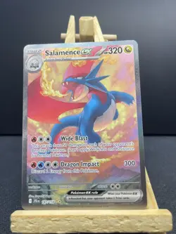 Pokemon TCG Salamence EX 187/159 Journey Together Special Illustration Rare - Image 1