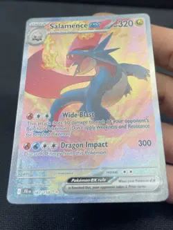Pokemon TCG Salamence EX 187/159 Journey Together Special Illustration Rare - Image 5