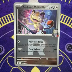 Team Rocket's Meowth 161/217 - Ascended Heroes Reverse Holo - Pokemon TCG NM - Image 1