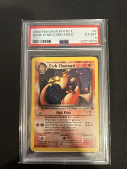 Pokemon Dark Charizard Holo Rare 4/82 Psa 6 - Image 1
