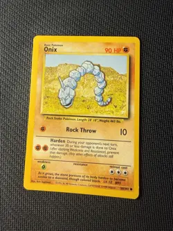 Onix 56/102 - Pokemon Base Set Unlimited LP 1 - Image 1