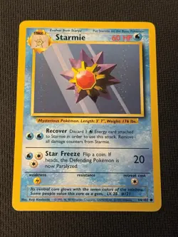 Starmie 64/102 - Pokemon Base Set Unlimited 1 - Image 1