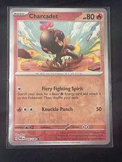 Pokemon TCG Charcadet Paradox Rift 026/182 Reverse Holo Common NM - Image 1