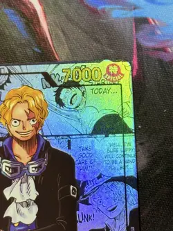 *CUSTOM* One Piece OP13-120 Sabo Character SEC Manga Alt Art Near Mint - Image 4