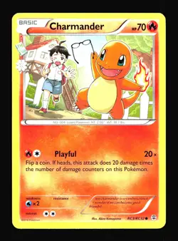 Charmander Generations: Radiant Collection #RC3/RC32 Common Pokemon Card T2-1051 - Image 1